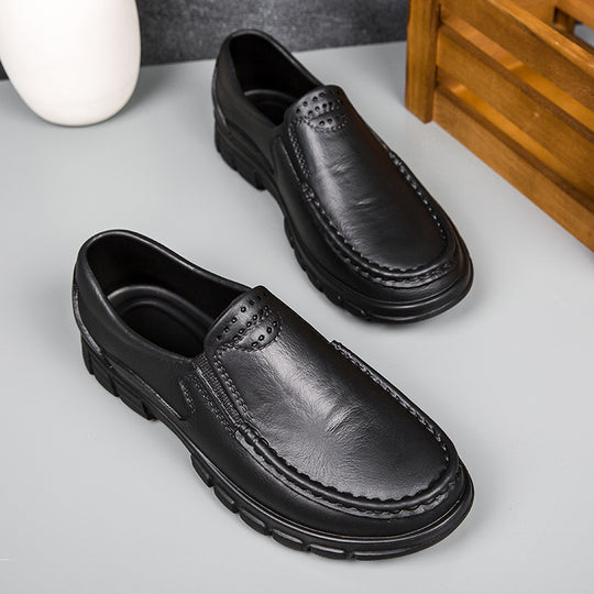 Damen Bequeme Slipper aus hochwertigem Leder EB