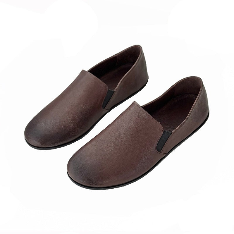 Damen Bequeme und elegante Slipper aus hochwertigem Leder EB