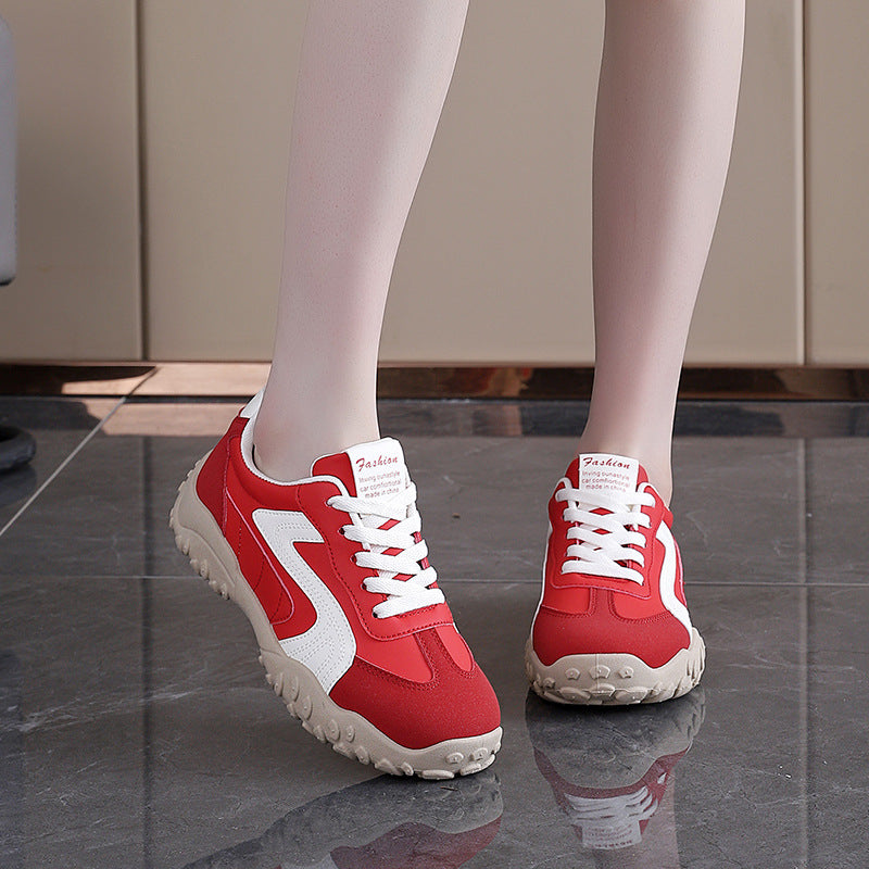 Damen Sportliche Sneaker mit rutschfester Gummisohle und atmungsaktivem Obermaterial EB