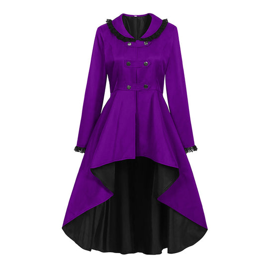 Damen nan romantisches Maxikleid mit Carmen-Ausschnitt, Puffärmeln, tailliertem Mieder und seitlicher Raffung Eb