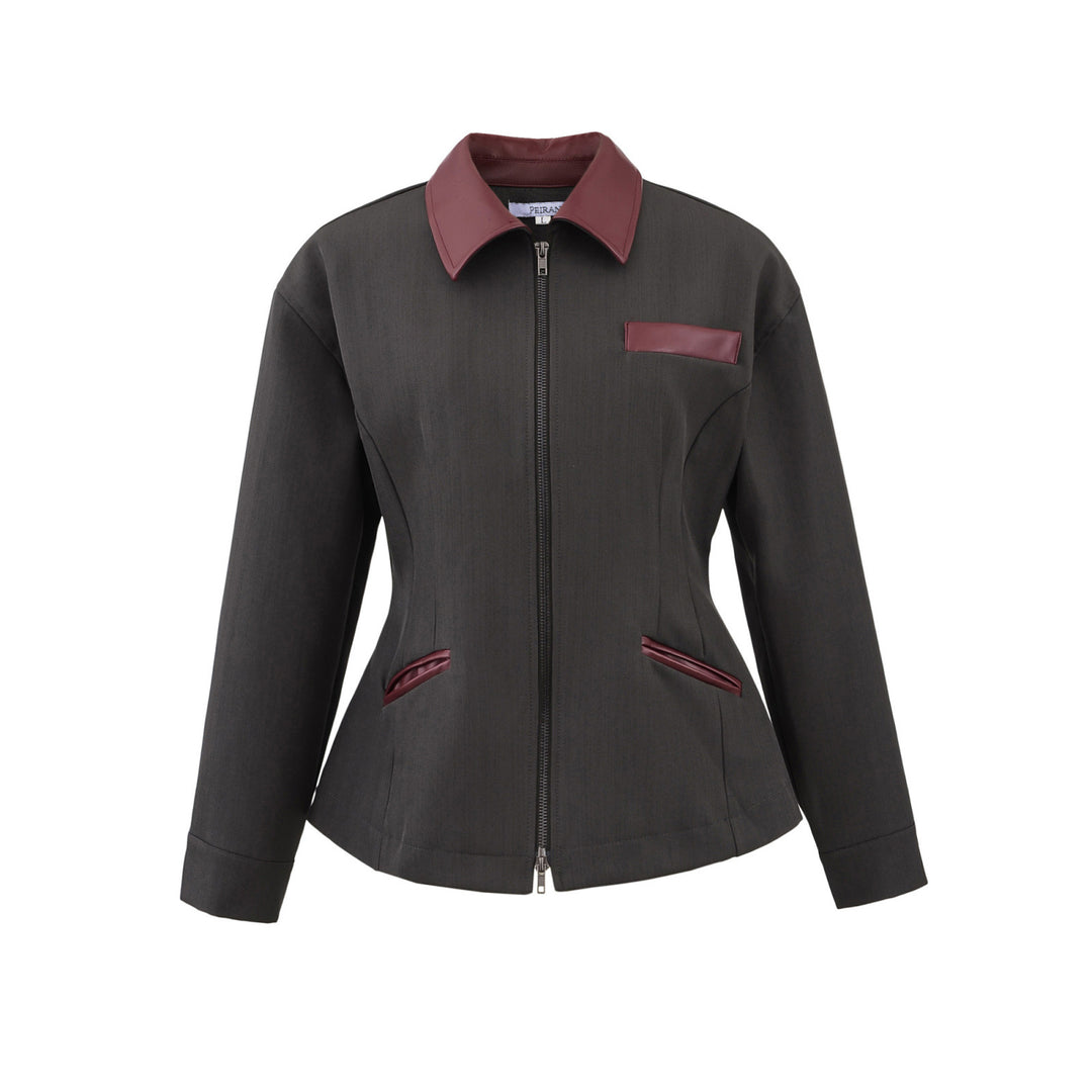 Damen Freizeitjacke mit klassischem Kragen und eleganten Details EB