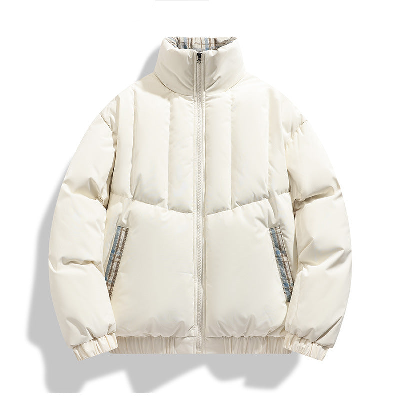 Herren isolierte Steppjacke mit hohen Kragen und praktischen Taschen EB