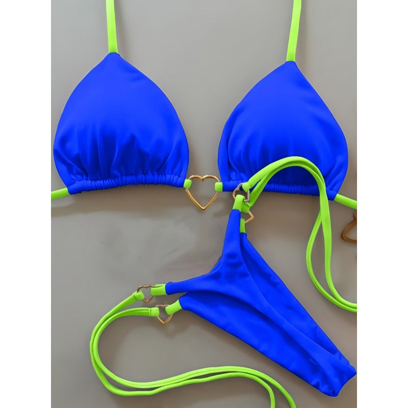 Damen Triangel-Bikini mit Herz-Detail EB