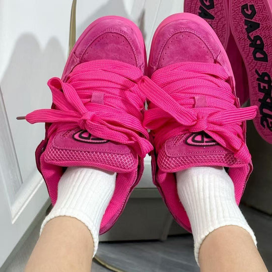 Damen Sportliche High-Top Sneakers mit innovativen Schnürsystem und dämpfender Sohle EB