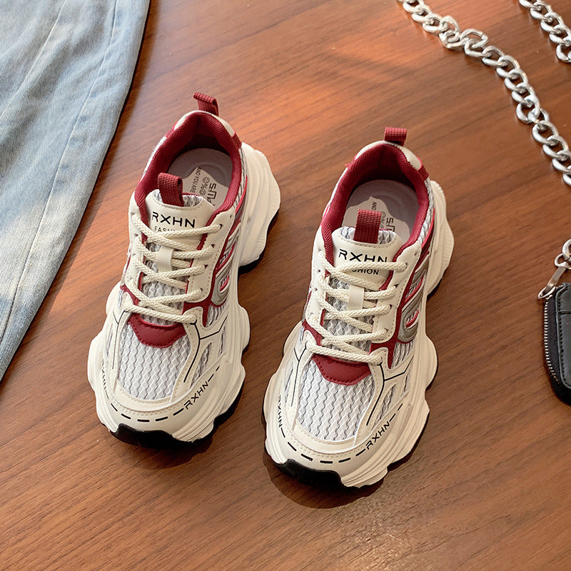 Damen Sportliche Sneaker mit dämpfendem Sohlenprofil und innovativem Mesh-Obermaterial EB