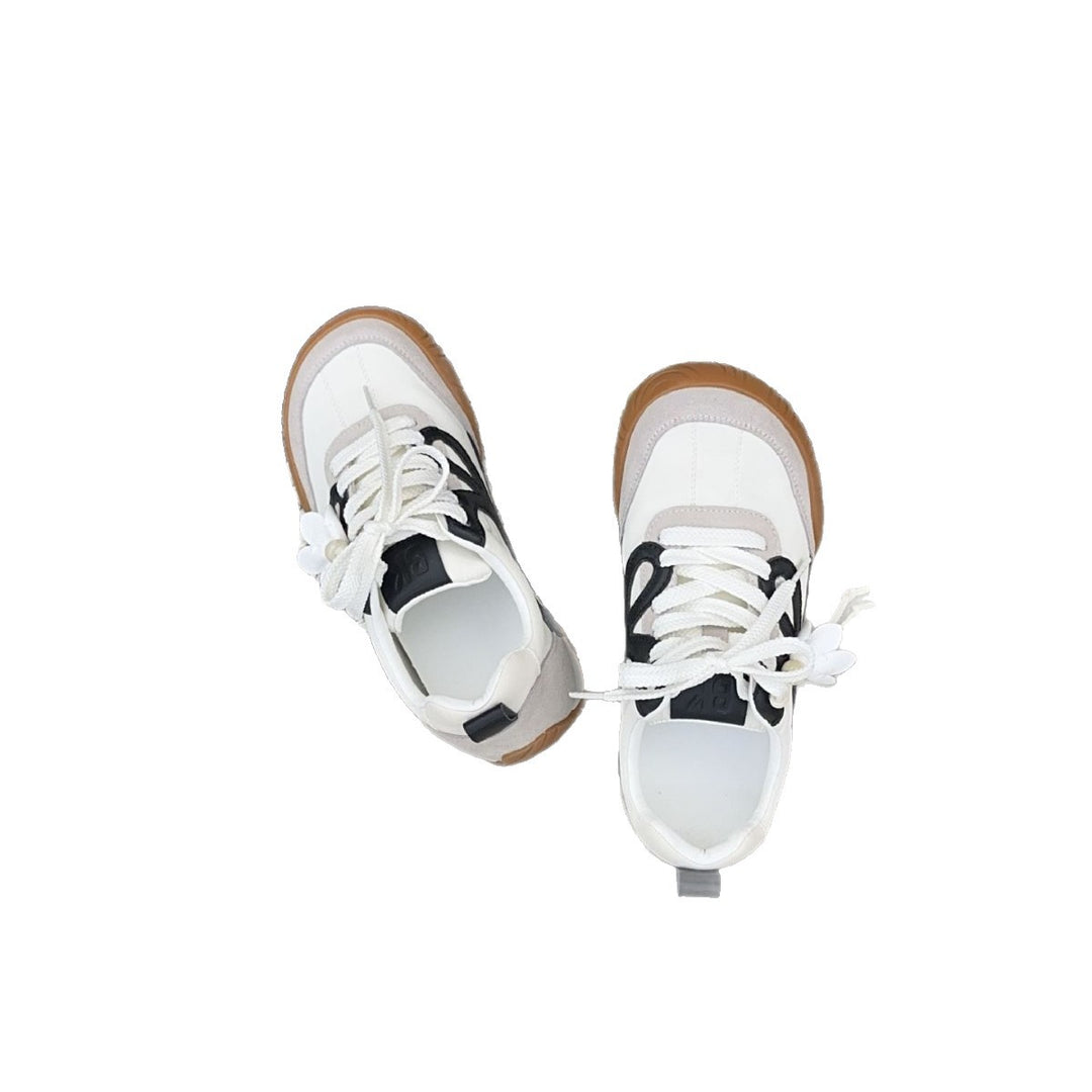 Damen Sportliche Sneakers mit hochwertiger Wildleder-Oberfläche und rutschfester Sohle EB
