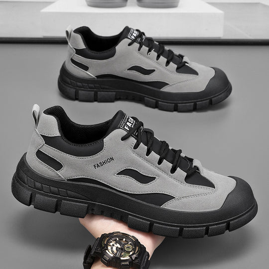 Damen Sportliche Sneakers mit robustem Sohlenprofil und atmungsaktiver Mesh-Oberfläche EB