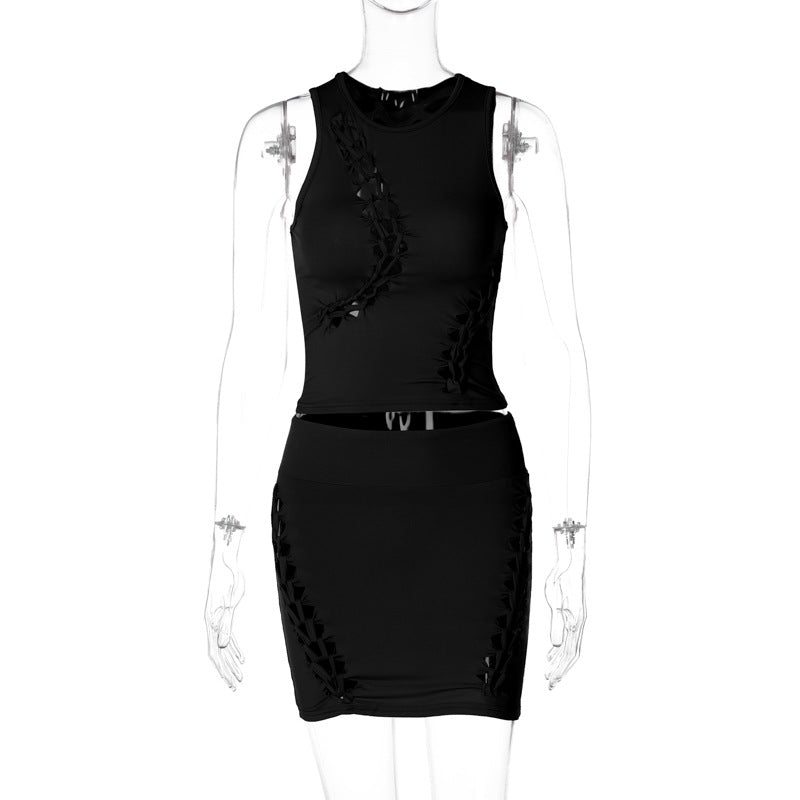 EB | Hohler Rundhalsausschnitt Top Slim Rock Set