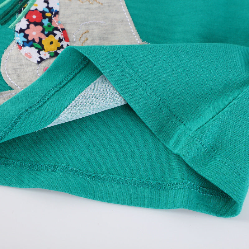 Kinder T-Shirt mit kreativem Hasen-Motiv EB