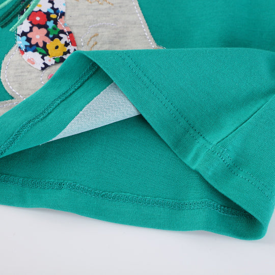Kinder T-Shirt mit kreativem Hasen-Motiv EB