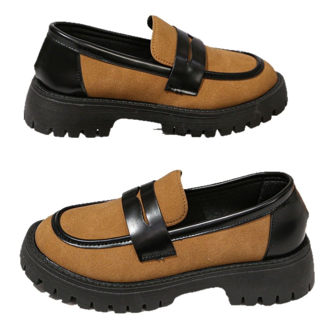 Damen Modische Mokassins mit Profilsohle EB