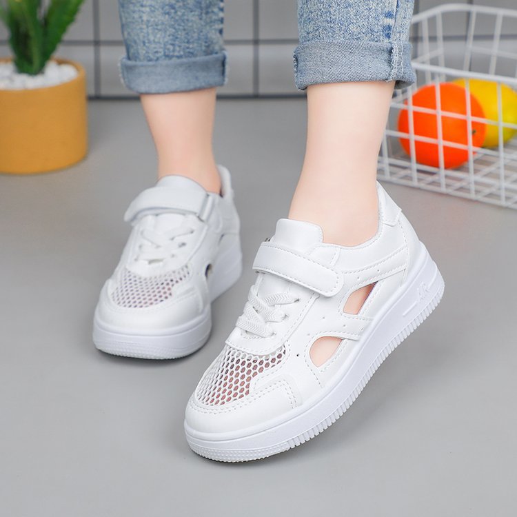 Damen Atmungsaktive Freizeitsneaker mit Klettverschluss und rutschfester Sohle EB