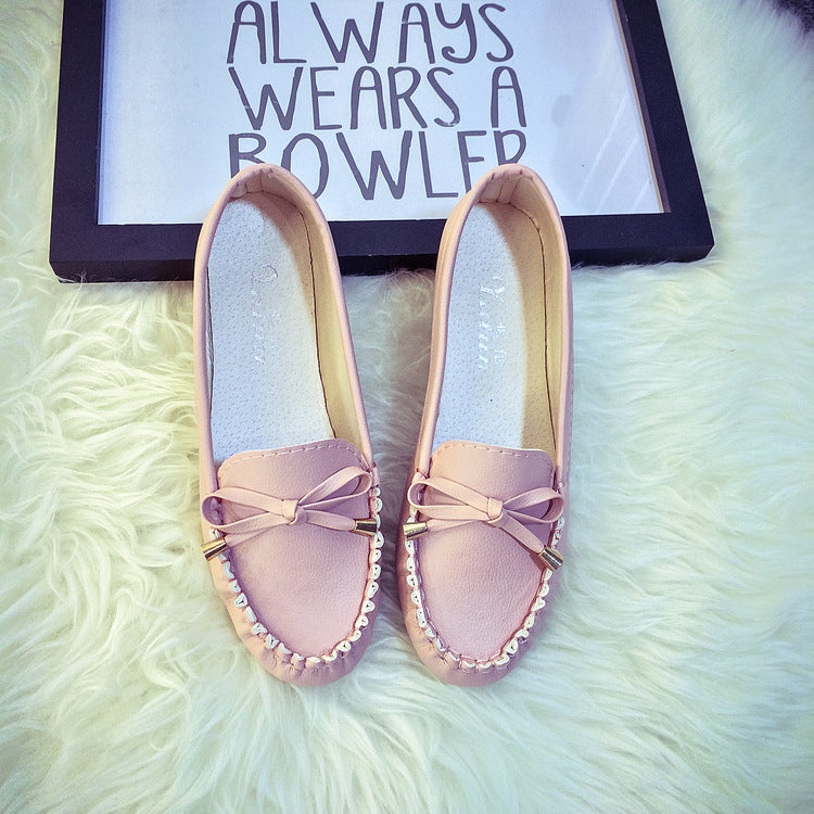 Damen Mokassin Slipper mit elegantem Schleifen-Detail und komfortabler Innensohle EB