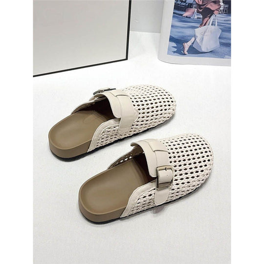 Damen komfortable Clogs mit modischem Riemendesign EB