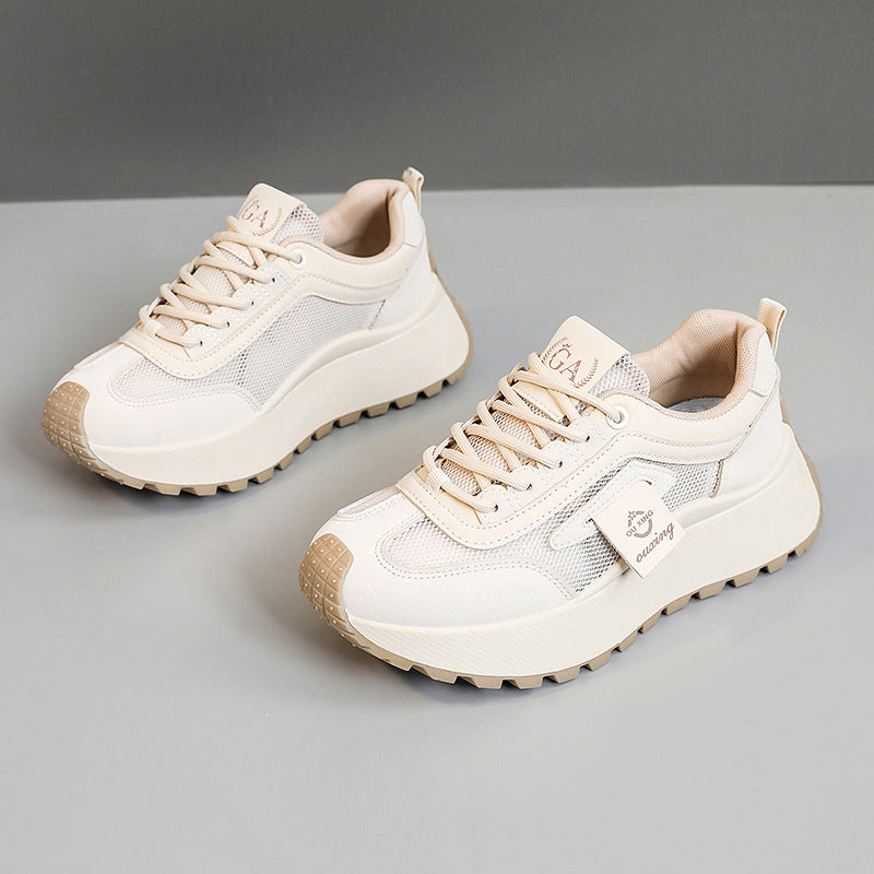 Damen Sportliche Komfort-Sneaker mit atmungsaktivem Mesh-Obermaterial und dämpfender Sohle EB