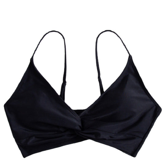 Damen Bikinoberteil mit modischem Wickeldesign EB
