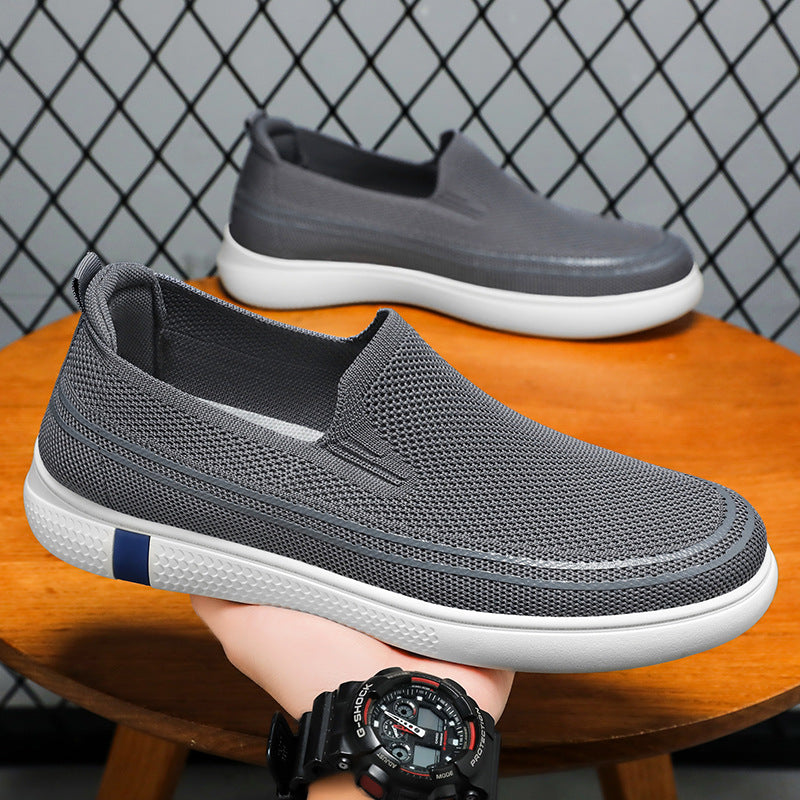 Damen Freizeit Sneakers mit atmungsaktivem Mesh-Obermaterial und rutschfester Sohle EB