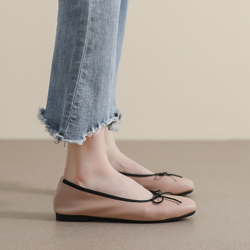 Damen Ballerinas mit elegantem Schleifenakzent und hochwertigem Obermaterial EB