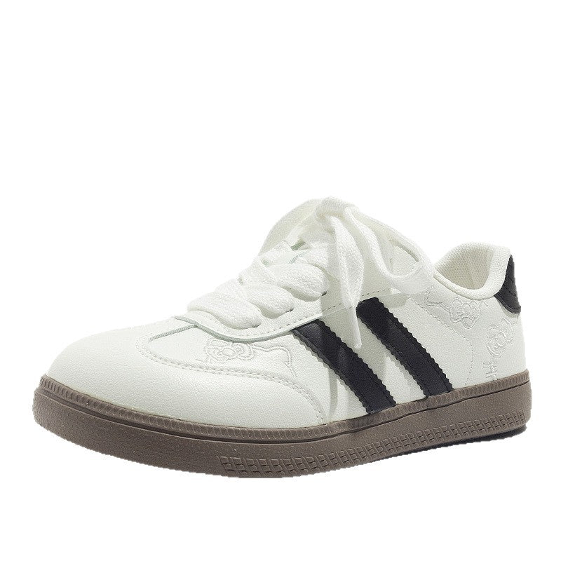 Damen Sportliche Sneakers mit floralem Design und weicher Dämpfung EB