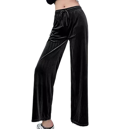 Damen Freizeit-Hosen mit elastischem Bund und weitem Schnitt EB
