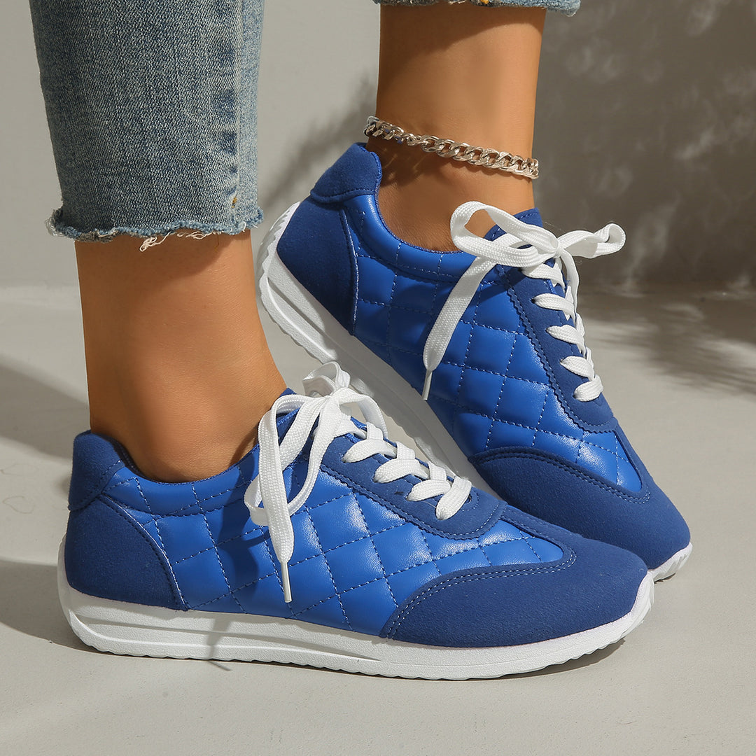 Damen Sportliche Sneakers mit gepolstertem Innenfutter und rutschfester Sohle EB