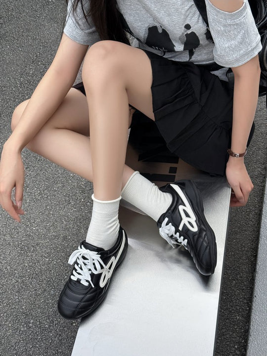 Damen sportliche Sneakers mit atmungsaktivem Mesh-Obermaterial und rutschfester Sohle EB