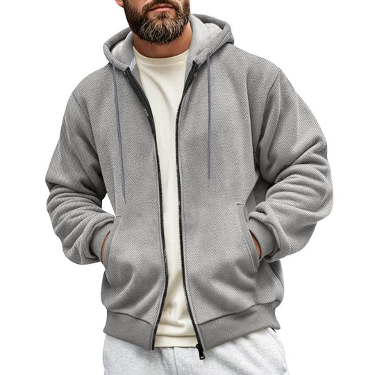 Herren Sportliche Kapuzenjacke mit innovativer Struktur EB