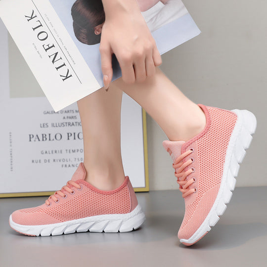 Damen Komfortable Freizeit-Laufschuhe mit atmungsaktivem Mesh und dynamischer Sohle EB