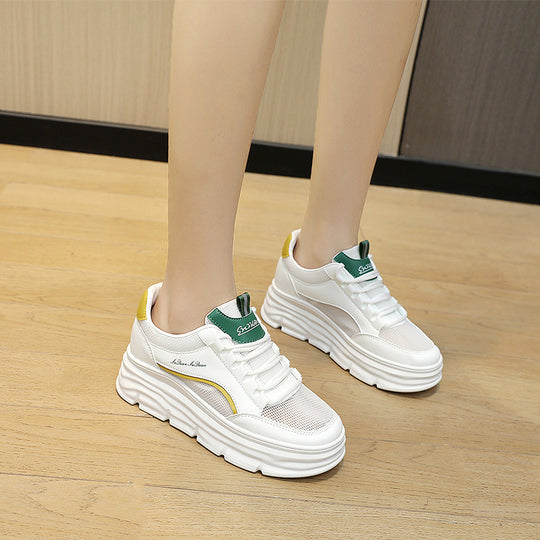 Damen Plattform Sneakers mit dämpfendem und flexiblen Sohlenprofil EB