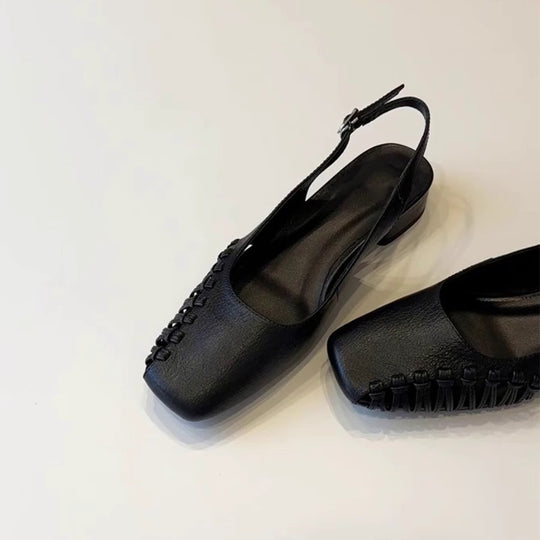 Damen Slingback-Pumps mit dekorativen Strassapplikationen und modernem Schnitt EB