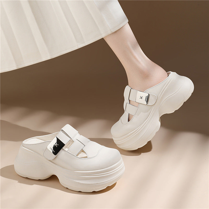 Damen Modische Komfort-Schuhe mit verstellbaren Riemen EB