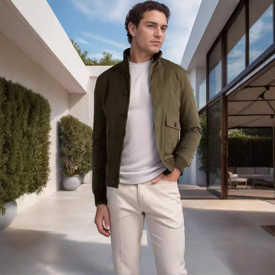 Herren Utility-Jacke mit mehreren praktischen Taschen EB
