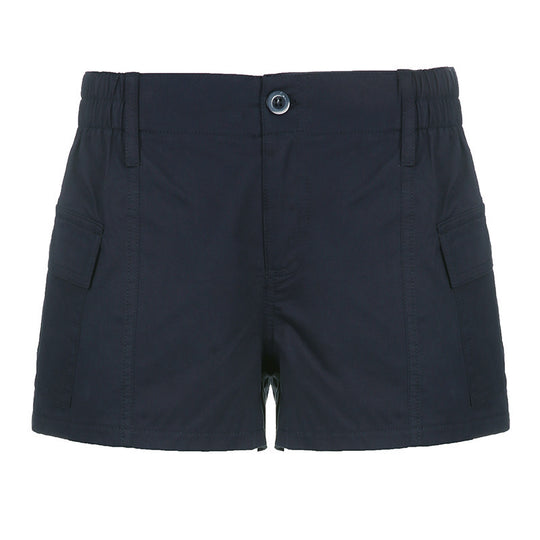 Damen Cargo-Shorts mit elastischem Bund und praktischen Seitentaschen EB