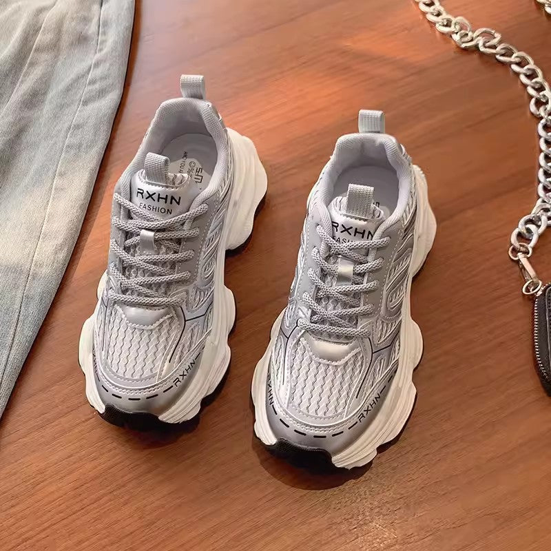 Damen Atmungsaktive Sport Sneakers mit dämpfender Sohle und rutschfestem Design EB