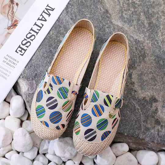 Damen Bunte Freizeitschuhe mit elastischem Bändchen EB
