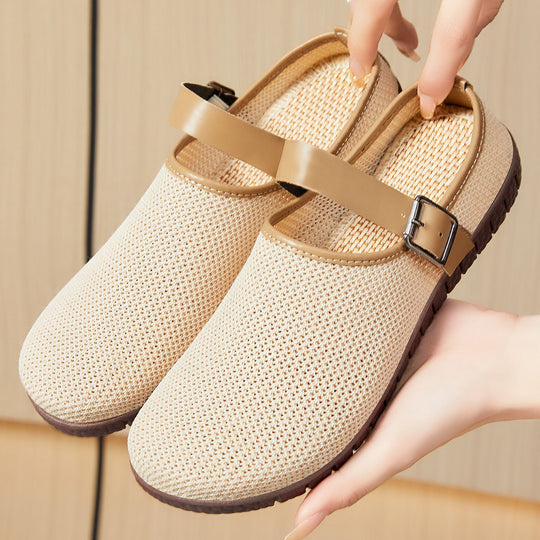 Damen Atmungsaktive Clogs mit verstellbarem Riemen EB