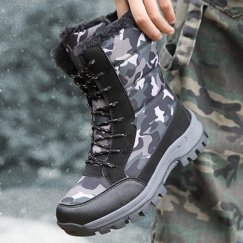 Damengefütterte Winterboots mit isolierendem Innenfutter und rutschfester Profilsohle EB