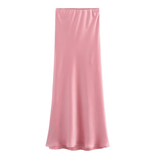 Damen langer Satinrock EB