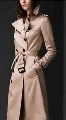 EB | Schlanker Trenchcoat mit Doppelter Knopfreihe