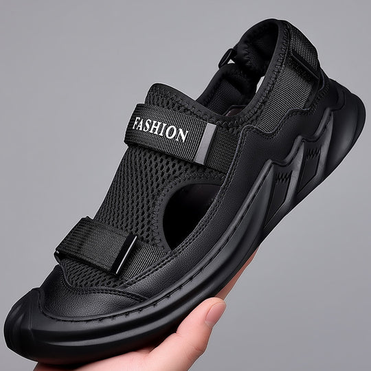 Damen Mesh-Sandalen mit verstellbaren Riemen EB