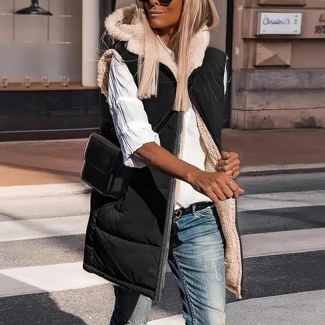 Damen Wendejacke mit sherpa Innenfutter EB