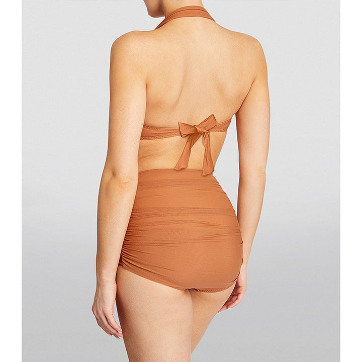 Damen Badeoutfit mit asymmetrischem Design EB