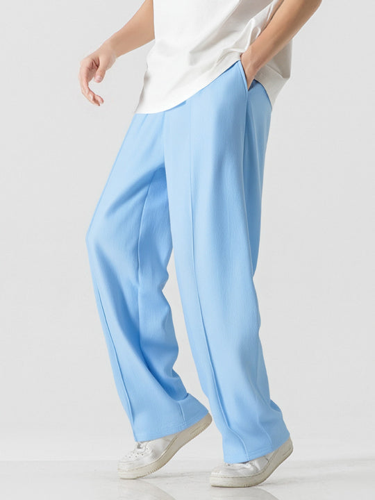 Herren Elegante, weite Freizeithose aus atmungsaktivem Gewebe EB