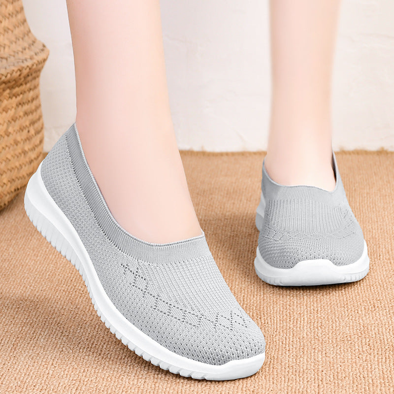 Damen Bequeme und atmungsaktive Slip-On Sneakers EB