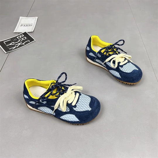 Damen sportliche Laufschuhe mit atmungsaktivem Mesh-Obermaterial und rutschfester Sohle EB