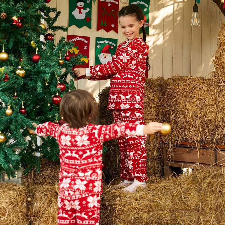 EB | Weihnachtsplätzchen Weihnachts-Pyjama rot Damen
