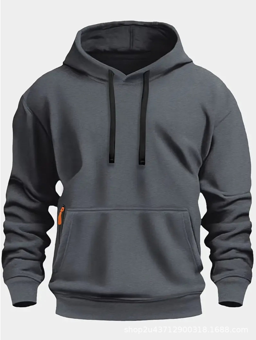 Herren sportlicher Kapuzenpullover mit praktischen Taschen und atmungsaktivem Material EB
