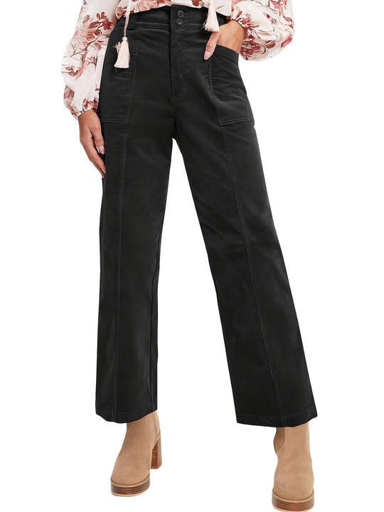 Damen Hochgeschnittene Bundfaltenhose EB
