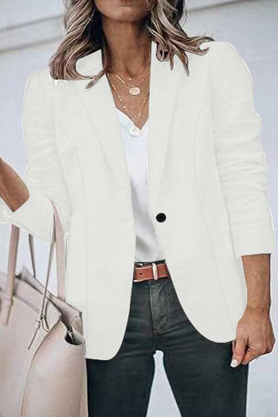 Damen Blazerjacke mit elegantem Schnitt und vielseitigen Stylingmöglichkeiten EB
