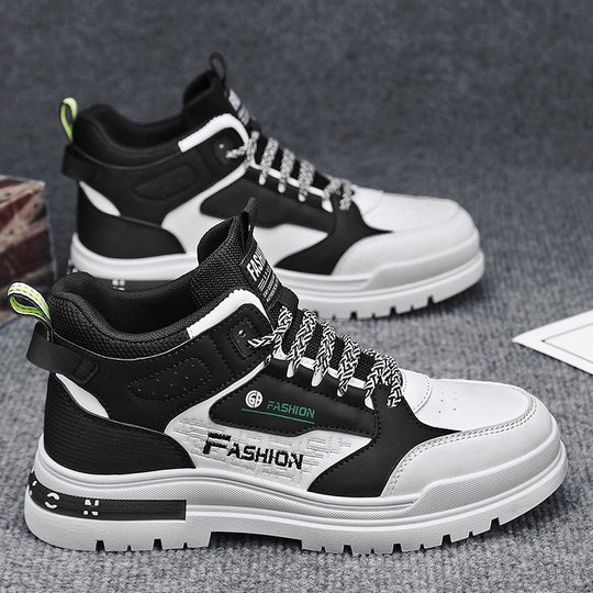 Damen Sportliche Schnürstiefel mit atmungsaktiver Mesh-Oberfläche und rutschfester Sohle EB